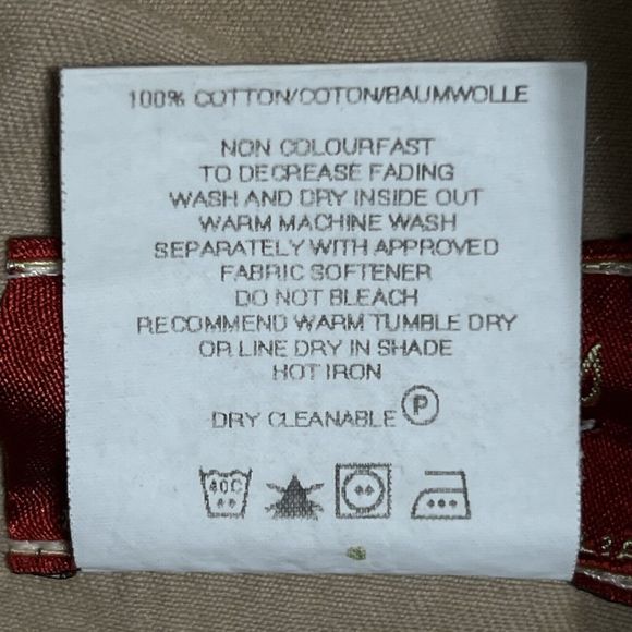 R.M. WILLIAMS AUSTRALIA Jeans Mens TAG 40R FIT 38.5x28 Altered Hem Tan - Picture 12 of 17